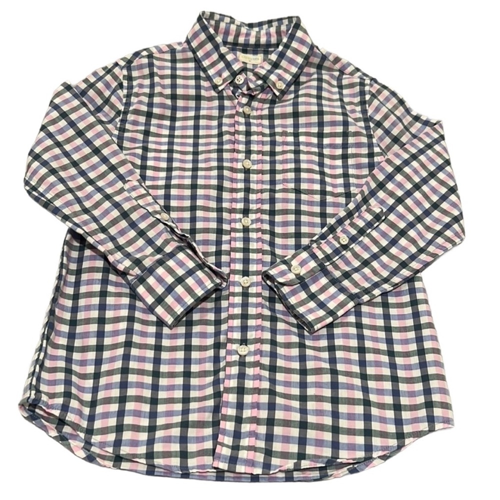 VGUC⭐️ JCrew Crewcuts Button Up Shirt Size 4-5